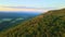 Appalachian Mountain Valley golden hour time lapse