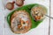 Appam with mutton stew Non-vegetarian sadhya Indian food for Onam sadya Christmas Easter celebration Kerala India Sri Lanka