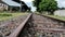 The appearance of ancient steam trains that are not much different from the diesel trains currently operating in Indonesia