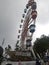 The appearance of a Ferris wheel tour in a Selecta park in Malang, Indonesia