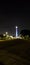 the appearance of the Jakarta monas & x28;national monument& x29; seen at night