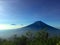 The appearance of the Sumbing Mountain seen from Mount Sindoro