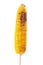 Appetizer grilled corn in white background