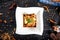 Appetizing asian appetizer tofu soy sauce