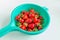 Appetizing juicy fresh bright strawberries - vitamin composition, the taste of summer, fresh harvest