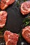 Appetizing ribeye steaks calling you to cook them