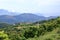 Appietto, Corse, Corsica, France - aerial view over a small village