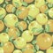 Apple background. Textile tablecloth. Vector background seamless pattern on theme of green apples