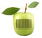 Apple with bar code