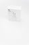 Apple brand 20W USB-C power adapter box isolated on a white background