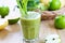 Apple with Celery and Broccoli smoothie