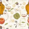 Apple Cider seamless background