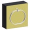 Apple on cube icon  Vegetarian and healthy drink 3D illustrations