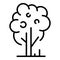 Apple farm tree icon, outline style