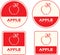 Apple Flavor Food Labels