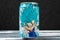 Apple flavor sparkling water printed with Dragon Balls character Vegito