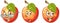 Apple. Food Emoji Emoticon collection