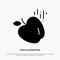 Apple, Food, Science solid Glyph Icon vector