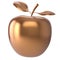 Apple golden fruit nutrition antioxidant fresh ripe icon