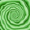 apple green coloured complex spiraling design