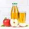 Apple juice apples fruit fruits bottle square copyspace
