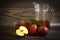 Apple juice fruit  food  concept autumn raw   diet  tasty organic  vegetarian   background sweet refreshment