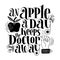 Apple lettering