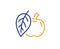 Apple line icon. Fresh fruit sign. Vector