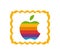 Apple logo. Apple is American corporation develops and sells consumer electronics and computers. Apple logo . Kharkiv, Ukraine -