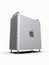 Apple Mac Pro 2019 desktop computer system, perspective