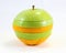 Apple orange stack art