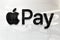 Apple pay on iphone realistic texture