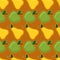 Apple and pear seamless pattern