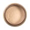 Apple pectin powder in round ceramic bowl cutout