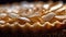 Apple pie extreme close-up macro soft light professional image.