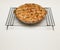 Apple Pie with Lattice Crust and Copy Space