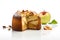 Apple Pie Slice, Fruit Cinnamon Dessert, Apple Cake, Abstract Generative AI Illustration