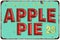 Apple Pie Tin Sign