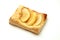 Apple puff pastry tartlet