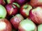 Apple red fruits marketplace,healthy food and vitamin