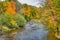 The Apple River in Autumn in Wisconsin