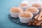 Apple sauce muffins with spices