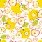 Apple seamless pattern. illustration. Hand drawn illustration. Icon sign for print and labelling. Design for fabric, scrapbooking