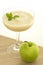 Apple smoothie with mint