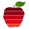 Apple, spring - vector background