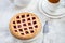 Apple, Strawberry and Blackberry Lattice Pie