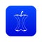 Apple stump icon digital blue