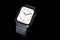 Apple Watch 4 style smartwatch device, metal bracelet
