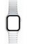 Apple Watch 4 style smartwatch device, metal bracelet