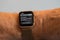 Apple watch series 6 showing system warning about low battery power